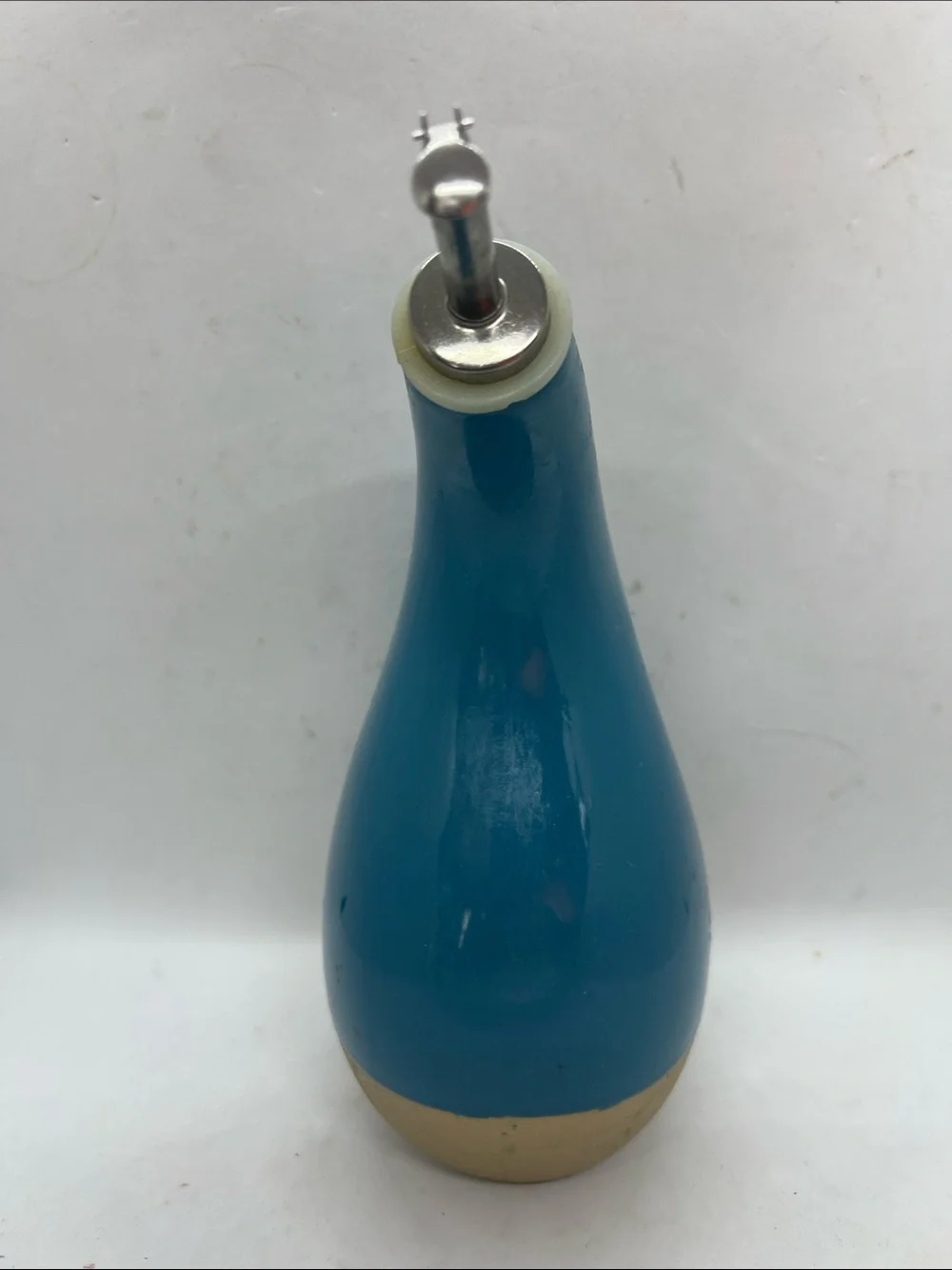 Rachael Ray Stoneware EVOO Olive Oil Bottle Cruet 24oz Preowned